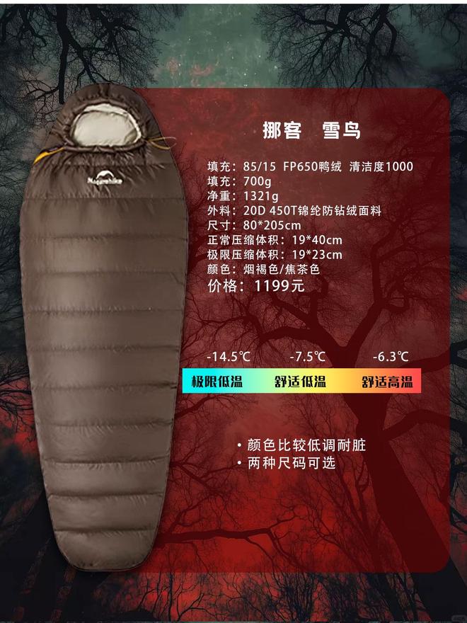 一款睡袋怎么选？不踩雷指南不朽情缘网站户外新手的第(图3)